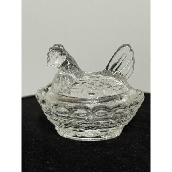 Mini Hen With N The Nest Clear 2 X 2X 2 - Picture 1 of 8